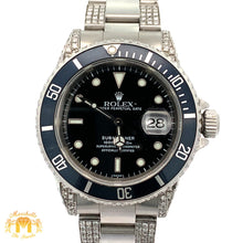 Load image into Gallery viewer, 40mm Rolex Submariner Watch with Stainless Steel Oyster Diamond Bracelet