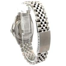Load image into Gallery viewer, 36mm Rolex Diamond Watch with Stainless Steel Jubilee Bracelet (diamond red dial and diamond bezel)