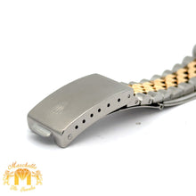 Load image into Gallery viewer, 36mm Rolex Diamond Watch with Two-Tone Jubilee Bracelet (custom diamond dial, custom diamond bezel)