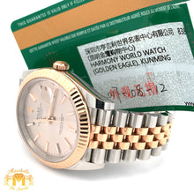 Load image into Gallery viewer, 41mm Rolex Watch with Two-Tone Jubilee Bracelet (Rolex papers, fluted bezel)