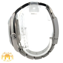 Load image into Gallery viewer, 41mm Rolex Watch with Stainless Steel Oyster Bracelet (Rolex papers, smooth bezel, green dial) (Model number: 124300)