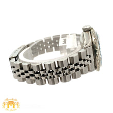 Load image into Gallery viewer, 26mm Ladies` Rolex Datejust Watch with Stainless Steel Jubilee Bracelet (Mother of pearl (MOP) dial with diamonds)