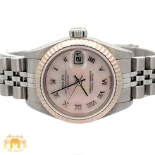 Load image into Gallery viewer, 26mm Rolex Datejust Watch with Stainless Steel Jubilee Bracelet (factory mother of pearl (MOP) dial with Roman numerals)