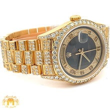 Load image into Gallery viewer, Iced out 36mm 18k gold Rolex Presidential Watch (quick-set)