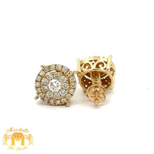 Load image into Gallery viewer, 4 piece deal: 36mm 18k Gold Presidential Rolex Diamond Watch (XL Bezel measures 40mm) + 3.40ct diamonds 14k Gold Men`s Ring + 14k Gold and Diamond Earrings + Gift from MTJ