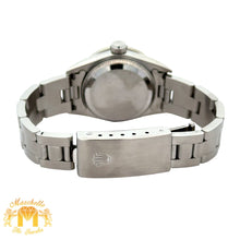 Load image into Gallery viewer, 4 piece deal: 24mm Ladies` Rolex Watch with Stainless Steel Oyster Bracelet + White Gold and Diamond Heart Shape Bracelet