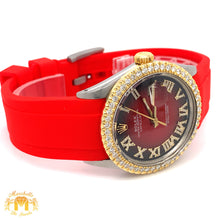 Load image into Gallery viewer, 36mm Rolex Datejust Watch with Rubber Band (choose your color)