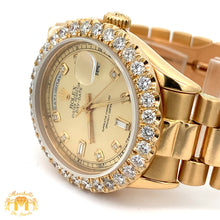 Load image into Gallery viewer, 36mm 18k gold Rolex Presidential Watch (diamond bezel and dial, quick-set)