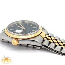 Load image into Gallery viewer, Full Factory Blue 36mm Rolex Watch with Two-tone Jubilee Bracelet (blue dial, quick-set)