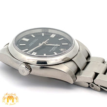 Load image into Gallery viewer, Full factory 36mm Rolex Watch with Stainless Steel Oyster Bracelet (Black dial with white hour markers) (Model number: 116000)