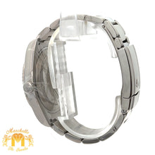 Load image into Gallery viewer, 41mm Rolex Watch with Stainless Steel Oyster Bracelet (silver Arabic dial, fluted bezel) (Model number: 116334)