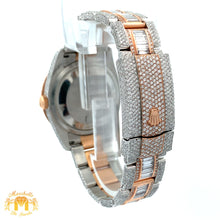 Load image into Gallery viewer, 36mm Iced out Rolex Datejust Watch with Two-Tone Oyster Bracelet