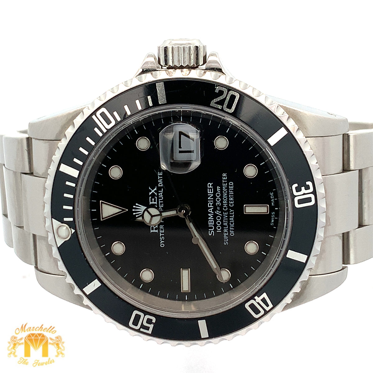 4 piece deal: 40mm Rolex Submariner Black Face Watch with