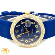 Load image into Gallery viewer, 36mm Rolex Datejust Watch with Rubber Band (choose your color)