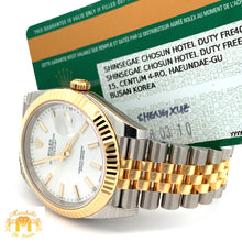 Load image into Gallery viewer, 41mm Rolex Watch with Two-Tone Jubilee Bracelet (Rolex papers)