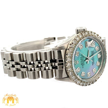 Load image into Gallery viewer, 26mm Ladies` Rolex Datejust Watch with Stainless Steel Jubilee Bracelet (Mother of pearl (MOP) dial with diamonds)