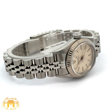 Load image into Gallery viewer, Factory 24mm Ladies` Rolex Watch with Stainless Steel Jubilee Bracelet (Rolex papers)