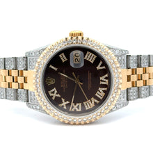 Load image into Gallery viewer, Model: 16030 36mm Rolex Datejust Two-Tone Jubilee Band + White Gold & Diamond Square Shape Bangle + Diamond and Gold Earrings Set+ Gift from Marchello the Jeweler (choose your color)