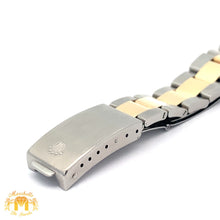 Load image into Gallery viewer, 34mm Rolex Watch with Two-Tone Oyster Bracelet (fluted bezel, champagne dial)