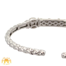 Load image into Gallery viewer, 4 piece deal: Ladies`26mm Rolex Diamond Watch with Stainless Steel Oyster Band + LIMITED EDITION 18k White Gold and Diamond Bangle + Gift Diamond Earrings + Gift