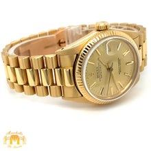 Load image into Gallery viewer, 31mm 18k Yellow Gold Rolex Presidential Datejust Watch (fluted bezel)