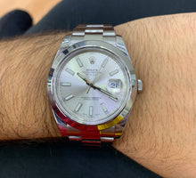 Load image into Gallery viewer, 41mm Rolex Watch with Stainless Steel Oyster Bracelet