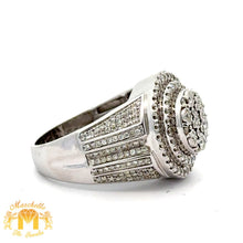 Load image into Gallery viewer, 5 piece deal: Full Factory 42mm AUDEMARS PIGUET (AP) "Panda" Watch + White Gold and Diamond Twin Square Bracelet + 14k White Gold and Diamond Ring + White Gold and Diamond Flower Earrings Set + Gift