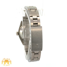 Load image into Gallery viewer, 26mm Ladies`Rolex Watch with Stainless Steel Oyster Bracelet (blue mother of pearl (MOP) diamond dial, smooth bezel)