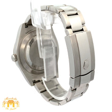 Load image into Gallery viewer, 41mm Rolex Watch with Stainless Steal Oyster Bracelet (fluted bezel, blue dial)