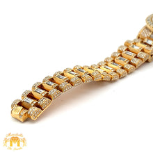 Load image into Gallery viewer, Iced out 31mm Rolex Presidential Watch with Baguettes and Round Diamonds