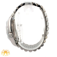 Load image into Gallery viewer, 36mm Rolex Watch with Stainless Steel Jubilee Bracelet (silver dial, engraved model)