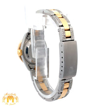 Load image into Gallery viewer, 26mm Ladies`Rolex Watch with Two-Tone Oyster Diamond Bracelet (diamond bezel, royal blue dial)