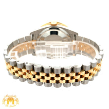 Load image into Gallery viewer, 36mm Rolex Datejust Watch with Two-Tone Jubilee Bracelet (extra large custom diamond bezel)