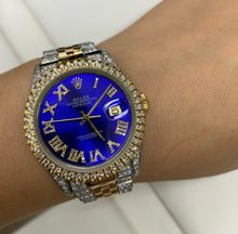 Load image into Gallery viewer, 36mm Stainless Steel Rolex Datejust Watch with Two-tone Jubilee Bracelet (quick-set, choose your color)
