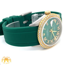 Load image into Gallery viewer, 36mm Rolex Datejust Watch with Rubber Band (choose your color)
