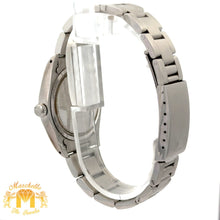 Load image into Gallery viewer, 34mm Rolex Watch with Stainless Steel Oyster Bracelet (silver dial, smooth bezel)