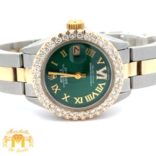 Load image into Gallery viewer, 26mm Ladies` Rolex Diamond Watch with Two-Tone Oyster Bracelet