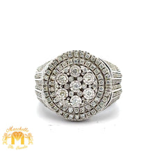 Load image into Gallery viewer, 5 piece deal: Full Factory 42mm AUDEMARS PIGUET (AP) "Panda" Watch + White Gold and Diamond Twin Square Bracelet + 14k White Gold and Diamond Ring + White Gold and Diamond Flower Earrings Set + Gift