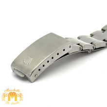 Load image into Gallery viewer, 34mm Rolex Diamond Watch with Stainless Steel Oyster Bracelet (Mother of pearl diamond dial)