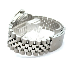 Load image into Gallery viewer, 36mm Rolex Diamond Watch with Stainless Steel Jubilee Bracelet (diamond red dial and diamond bezel)