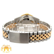 Load image into Gallery viewer, 36mm Rolex Diamond Watch with Two-Tone Jubilee Bracelet (custom diamond dial, custom diamond bezel)