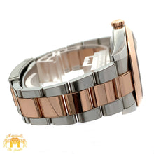 Load image into Gallery viewer, 41mm Rolex Watch with Two-Tone Oyster Bracelet (factory diamond dial)