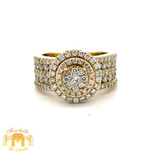 Load image into Gallery viewer, 4 piece deal: 36mm 18k Gold Presidential Rolex Diamond Watch (XL Bezel measures 40mm) + 3.40ct diamonds 14k Gold Men`s Ring + 14k Gold and Diamond Earrings + Gift from MTJ