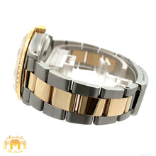 Load image into Gallery viewer, 34mm Rolex Watch with Two-Tone Oyster Bracelet (Mother of pearl (MOP) dial with diamonds)