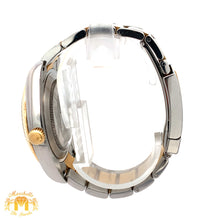Load image into Gallery viewer, 41mm Rolex Diamond Watch with Two-Tone Oyster Bracelet (fluted bezel, factory diamond dial)