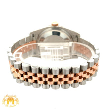 Load image into Gallery viewer, Full factory 36mm Rolex Watch with Two-Tone Jubilee Bracelet (Mother of pearl (MOP) dial with Roman numerals)