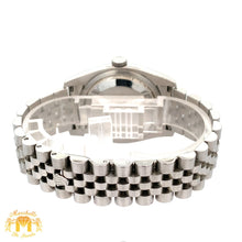 Load image into Gallery viewer, 36mm Rolex Watch with Stainless Steel Jubilee Bracelet (silver dial, engraved model)