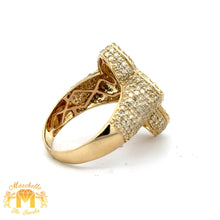 Load image into Gallery viewer, Yellow Gold & Diamond Cross Bracelet and Yellow gold & diamond  Ring