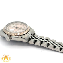 Load image into Gallery viewer, 26mm Rolex Datejust Watch with Stainless Steel Jubilee Bracelet (factory mother of pearl (MOP) dial with Roman numerals)
