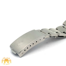 Load image into Gallery viewer, Full factory 34mm Rolex Air-King Watch with Stainless Steel Oyster Bracelet (smooth bezel, silver dial)